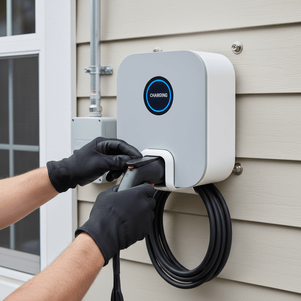 EV charger installation